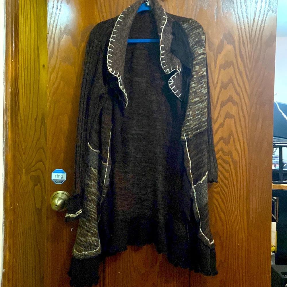 7th ave sweater long boho